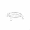 Iron Flower Pot Stand Sturdy Floral Space Saving Plant Holder Rack for Balcony, Indoor,