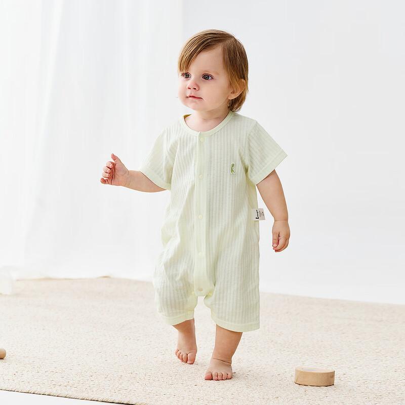 TONGTAI Baby Short Sleeve Cotton Romper