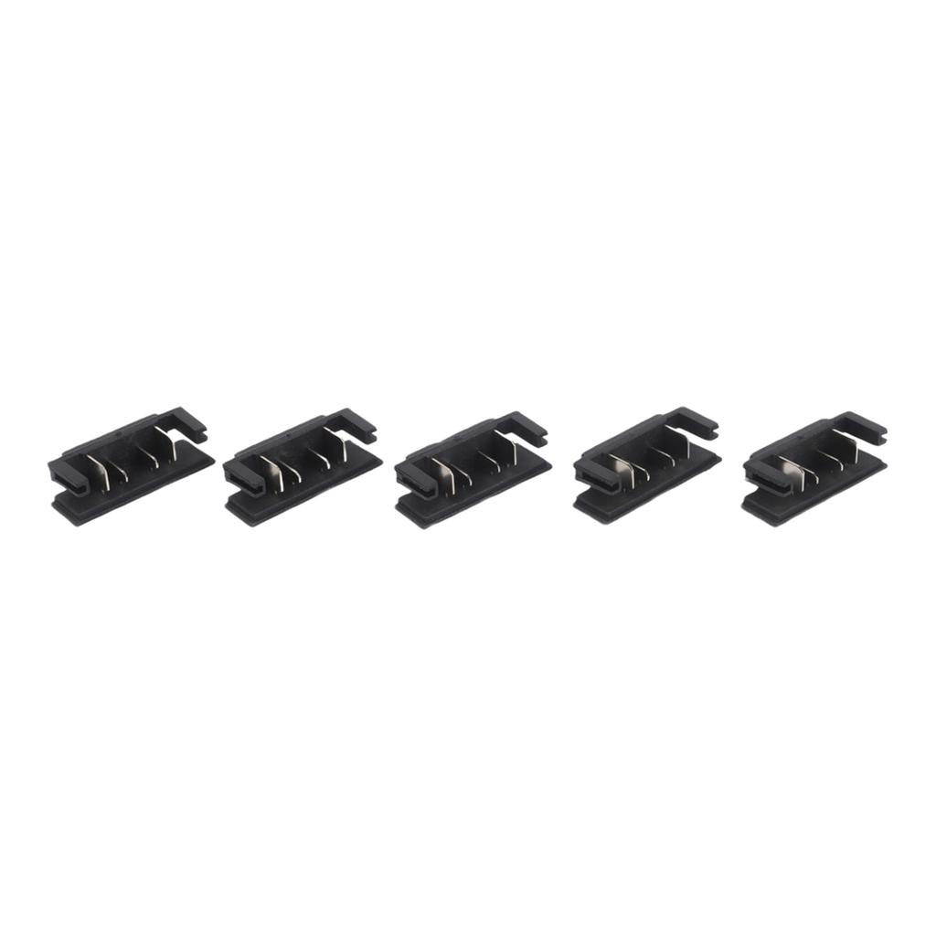 Battery Connector Connector Terminal Block 5pcs Battery Connector Exquisite Appearance Lithium Battery Connector Wiring Duct