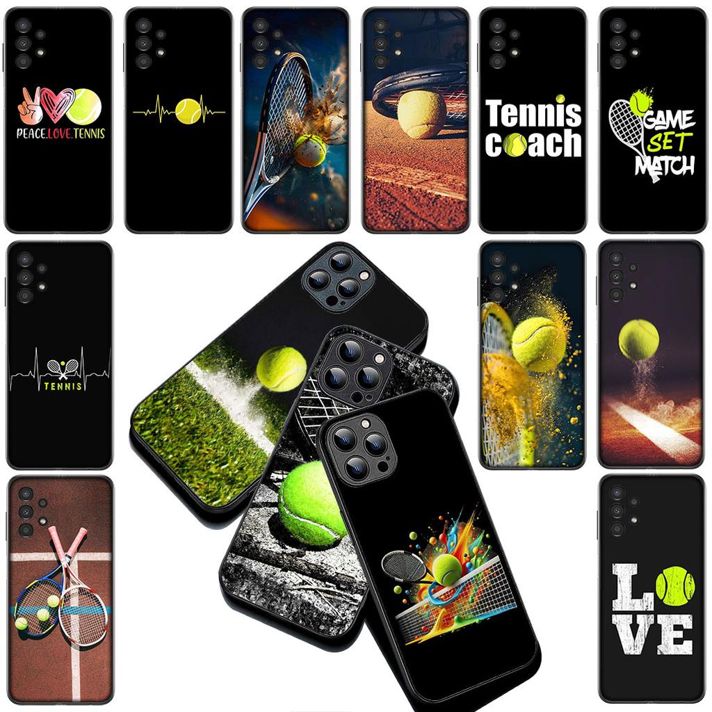 Tennis Ball Fan Silicone Cover for Samsung Galaxy S10 Lite S8 S9 Plus A33 A34 A31 70 A71 A72 Note 20 9 8 Coque Phone Case