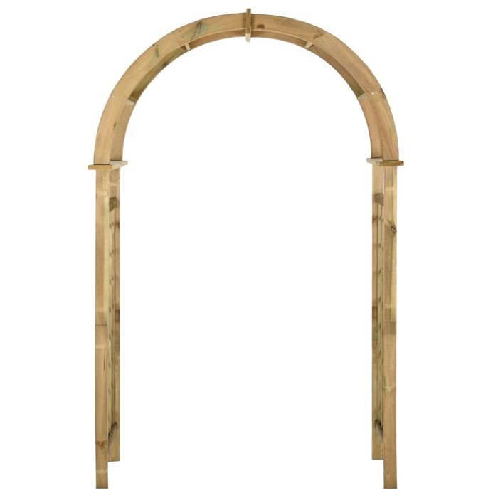 VidaXL Arche avec treillis Bois de pin vert imprégné