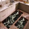 Alien Stage Kitchen floor mat made of flannel non-slip and easy to clean Suitable for use in the kitchen bedroombathroom or at an entryway—adding a co