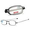 Anti-Blu-ray Reading Glasses Foldable Reading Eyeglasses for Men Women Fashion Metal Glasses with Original Box