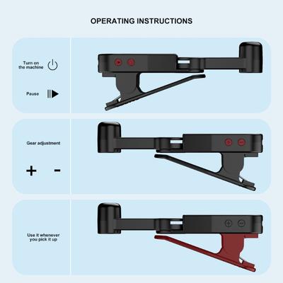Adjustable Rate Multipurpose Phone Screen Tapping Set Includes Adhesive Head Clip Fit for Task Automation Mobile Devices