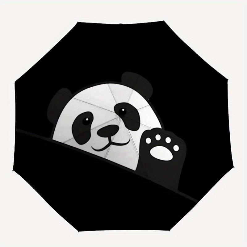 

1pc Panda Paw Automatic Open/close, All-Season Portable Folding Umbrella, Travel, Everyday, Formal Events - Compact Luxury Parasol, Outdoor Accessory,