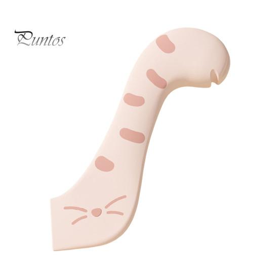 

Ложка для влажной еды для кошек, лопатка для консервов для домашних животных, совок для снятия крышек с банок с кормом для домашних животных, ручной консервный нож, скребок для крышек банок с кормом для собак розовый