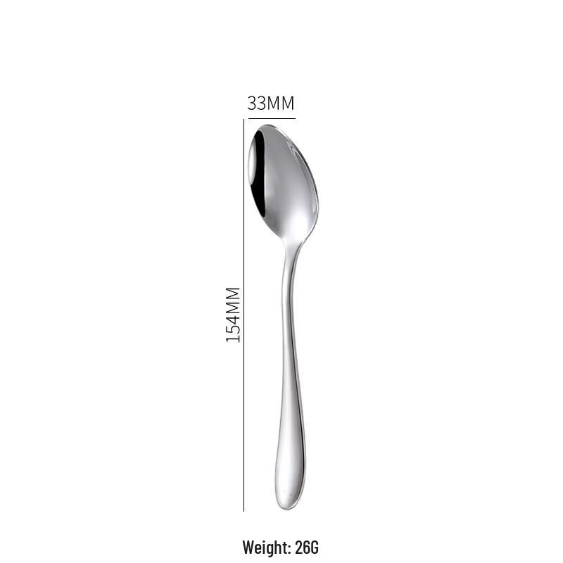 Abay Stainless Steel Pointed Coffee & Dessert Spoon