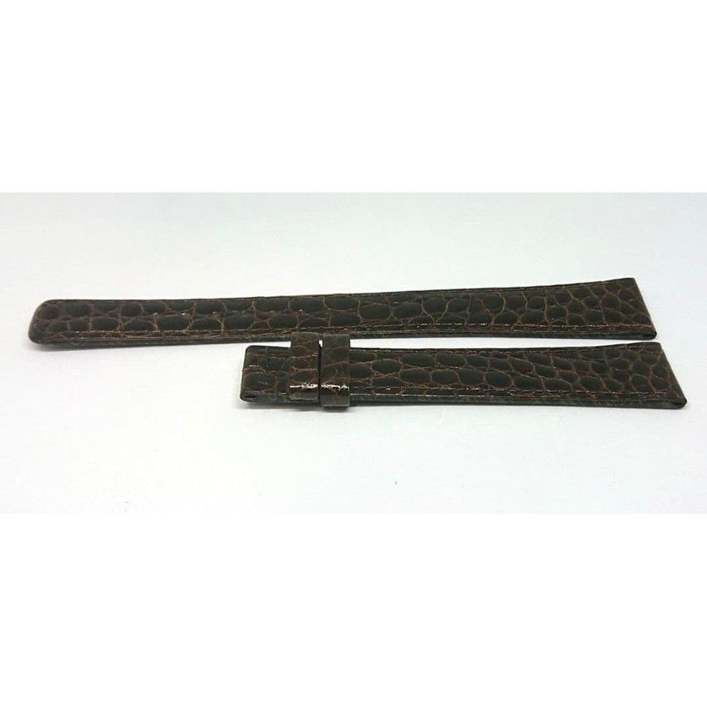 Used Genuine Seiko Credor Crocodile Belt 17mm Dark Brown 3