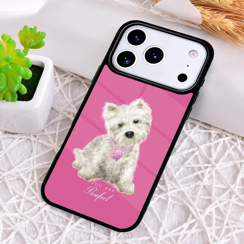 West Highland Terrier Westie Funda Shockproof Phone Case for iPhone 17 Air 16e 15 11 12 14 13 Pro Max Cover Coque