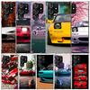 JDM Car MX5 Cute Soft Cover for Samsung Galaxy S25 Edge S26 S24 S23 Ultra Phone Case S22 S21 Plus S20 FE Print Pattern Shell Gal