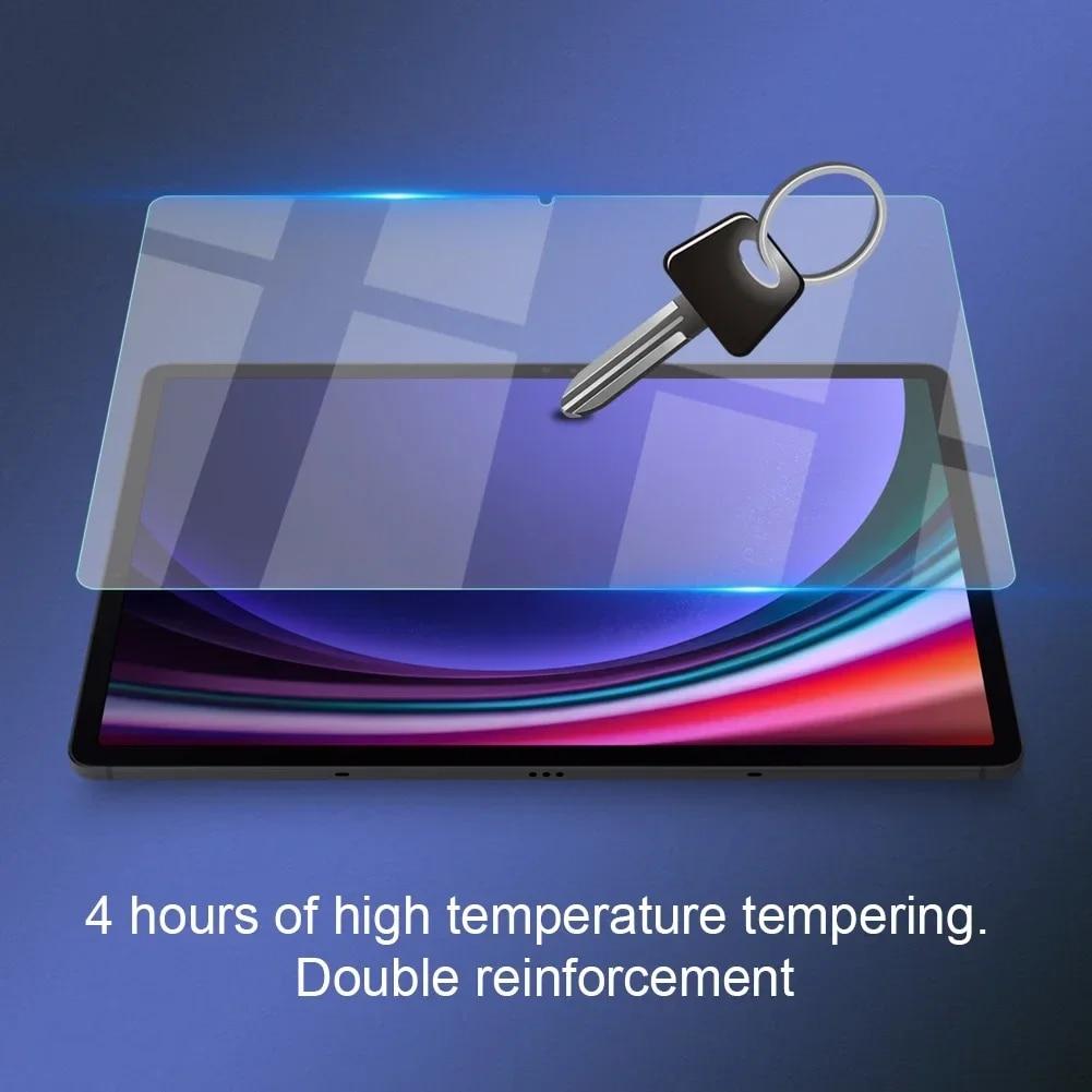 Tempered Glass For Samsung Galaxy Tab S7 FE S8 S9 Plus 12.4 X810 X800 X806 T970 T976B T730 T736B Screen Protector Tablet Film