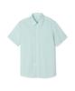 NOTIG 100% Cotton Comfort Slim Fit Mini Check Short Sleeve Shirt Mint_Oks2Shcs201M1
