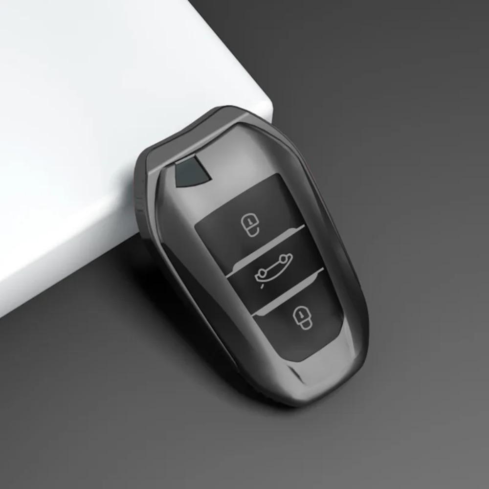 Husă Moale TPU pentru Cheie Auto Husă Telecomandă pentru Peugeot 208 308 T9 508 2008 pentru Citroen C4 pentru Opel Corsa Crossland X Accesorii Auto