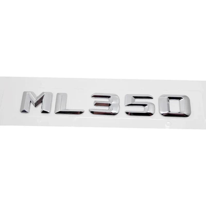 3D Metal ABS Car Trunk Sticker Letter Badge for Mercedes Benz Old Style ML55 ML63 ML250 ML300 ML320 ML350 ML400 ML430 Emblem ee05