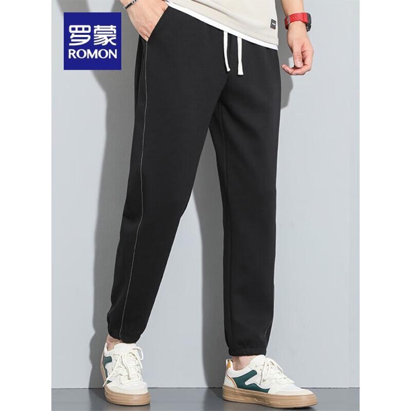 ROMON Men's 2025 Drawstring Straight-Leg Casual Pants