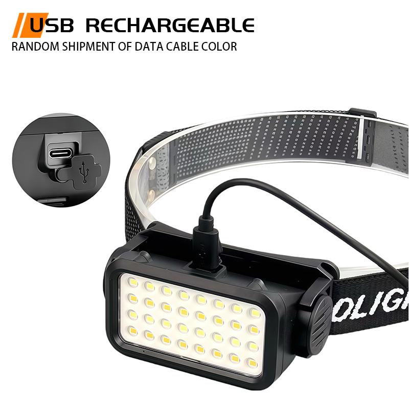 Ultra Bright LED Headlights, Three Styles of Head Mounted, Suitable for Camping, Fishing, Hiking, Emergency Lighting, Camping Equipment, Durable