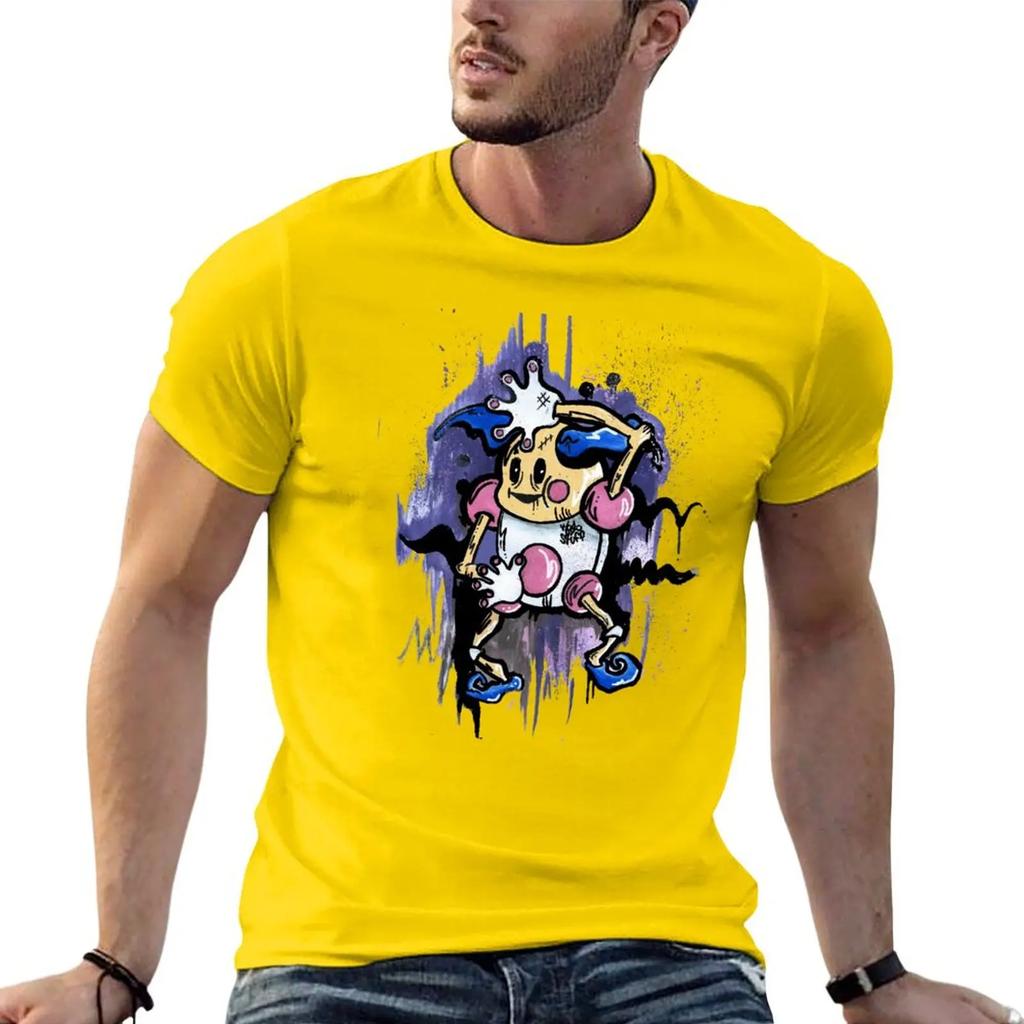Mr Mime T-shirt customizeds heavyweights summer top boys animal print men graphic t shirts