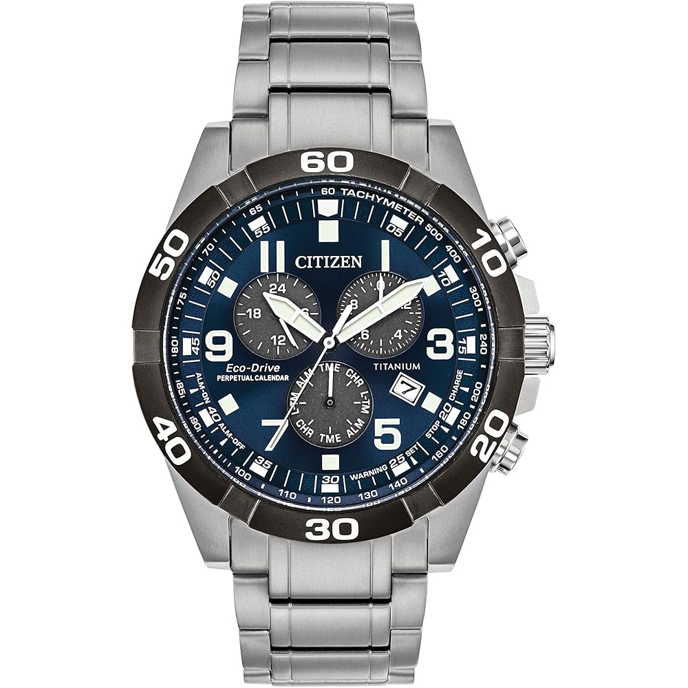 Citizen BL5558-58L Men's Watch Stainless Steel Blue Dial Quartz