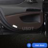 For Lexus ES 2024 2025 2022 2021 2020 2018 Leather Carbon Fiber Sticker Door Anti Kick Cover Protection Mat Door Sill Sticker