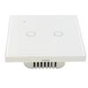 2 Gang Smart Light Switch with Remote Control via Smartphone and Voice Commands Compatible with App for Smart Home Setup