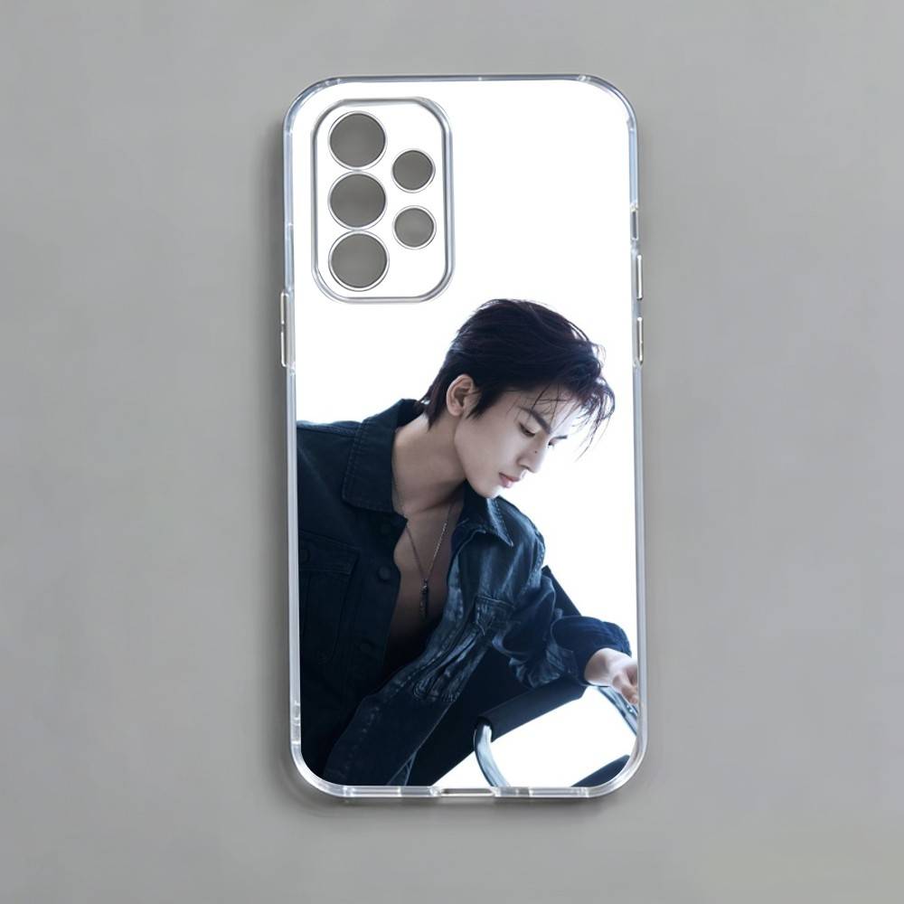 Handsome Krien Zhang L-Linghe Phone Case For Samsung S25,S24,S21,S22,S23,S30,Ultra,S20,Plus,Fe,Note,10,9,5G Transparent Cover