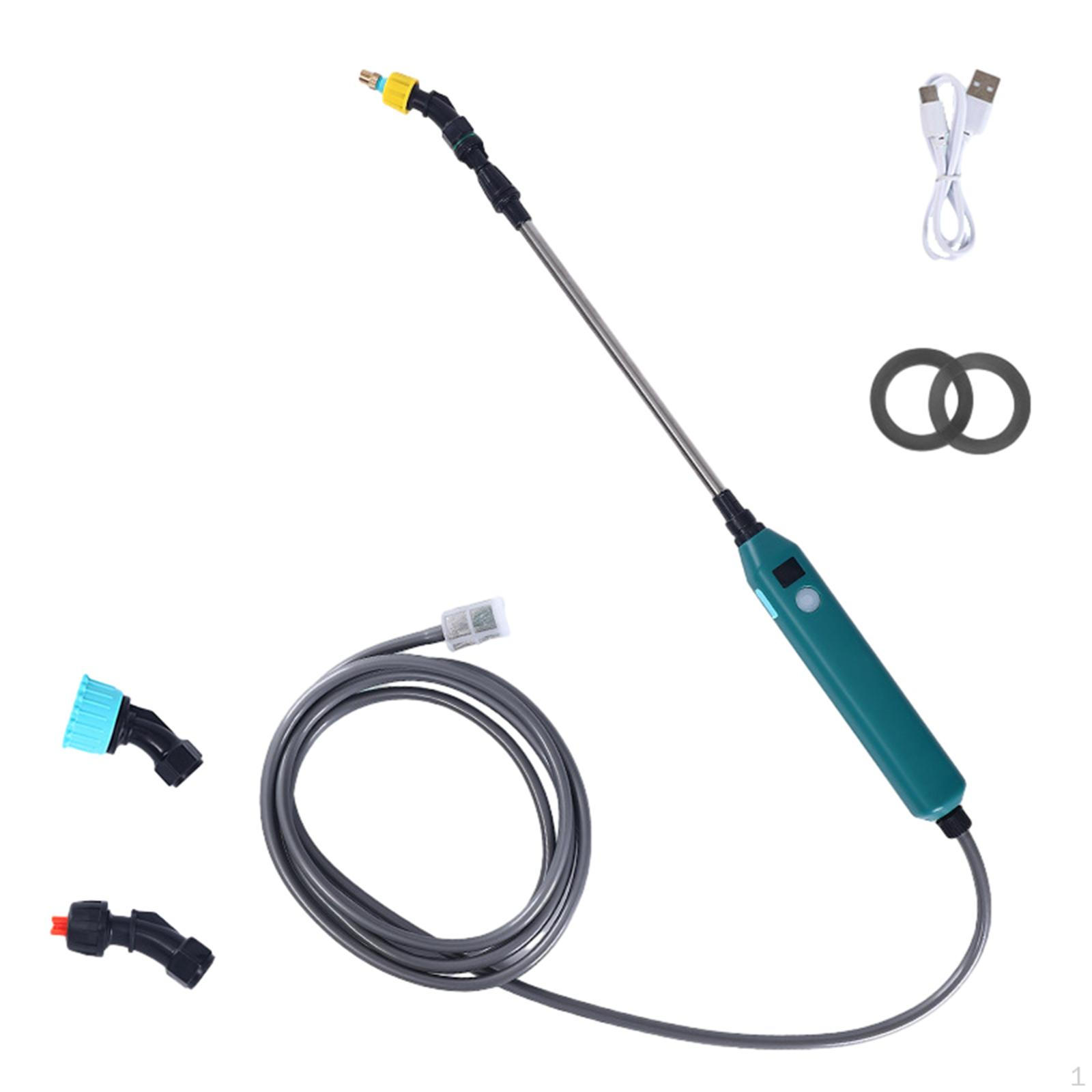 

Adjustable Garden Sprayer Attachment with Multiple Nozzles and Easy Replacement 3 meter water pipe