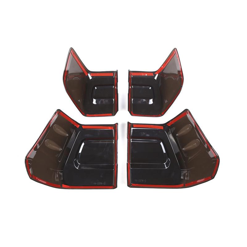 For Toyota Land Cruiser Prado FJ150 150 2018- Car Tail Light Cover Brake Light Wide Indicator Protective Cover Accessories