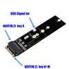 M.2 Key B+M Interfaces Converters Card Supporting PCIe Data Channels Easy Installation