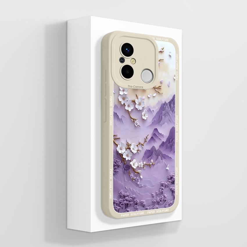 For Redmi 12C 13C 14C 10C 13R 14R 11A 15A Cute Cartoon Cat Phone Cover Liquid Silicone High Quality Anti Slip Durable Protective Case For Redmi Casing