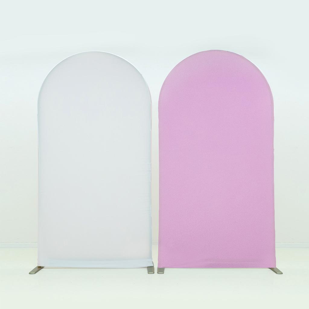Kolorowe Tło Łukowe Pokrycie Materiałowe na Spandexowy Dopasowany Stojak Łukowy na Przyjęcia Urodzinowe i Weselne, Różne Kolory, Łatwe do Dopasowania