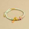 Handmade Zodiac Horse Red String Bracelet - Ethnic Style New Year Gift