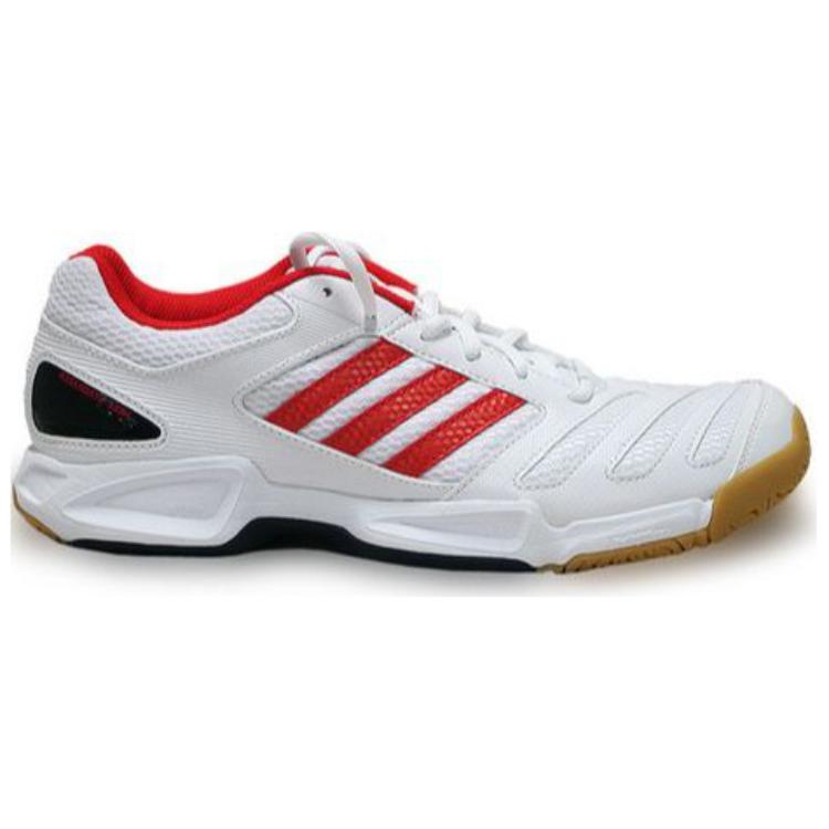 Adidas Bt Feather Team Comfortable Simple Shock Absorption Durable Low-Top Badminton Shoes Unisex Shoes Red White G97860