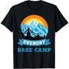 Vintage Mount Everest Base Camp Hiking Lovers Camping Lovers T-Shirt