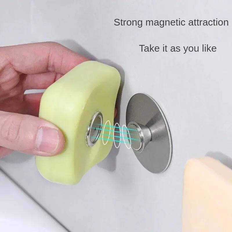 Suporte Magnético para Sabonete de Aço Inoxidável À Prova d'Água, Resistente à Umidade, Resistente à Ferrugem, Alta Capacidade de Carga