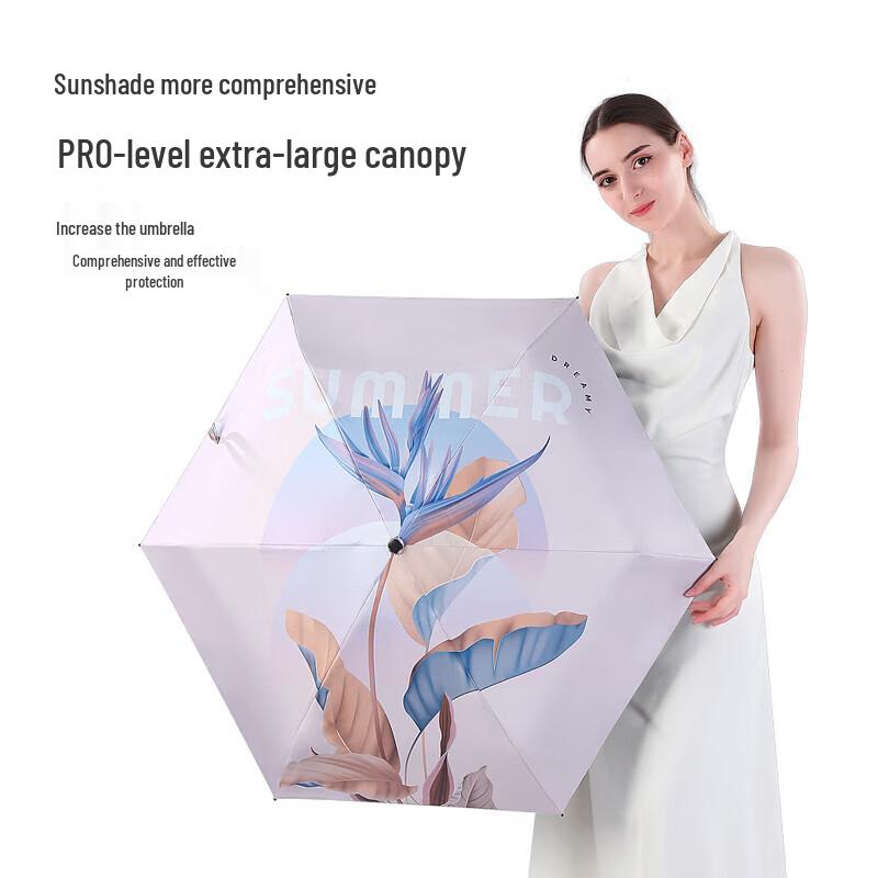 YUHANG UV Protection Folding Sun/Rain Umbrella