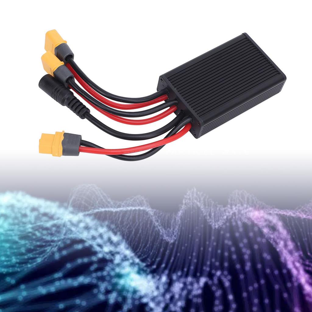 Double Battery Pack Balance Discharger 20V-72V Dual Battery Pack Switch Balancer 40A with Charging P