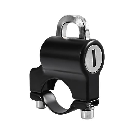 

Велосипедный шлем-замок Универсальный противоугонный велосипедный шлем Мотоциклетный замок на руль для электромобиля чёрный