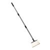 Garden Cleaning Shovel 1.6m Adjustable Handle Multifunctional Flat Shovel Floor Scraper Tool for Weeding Digging Ice