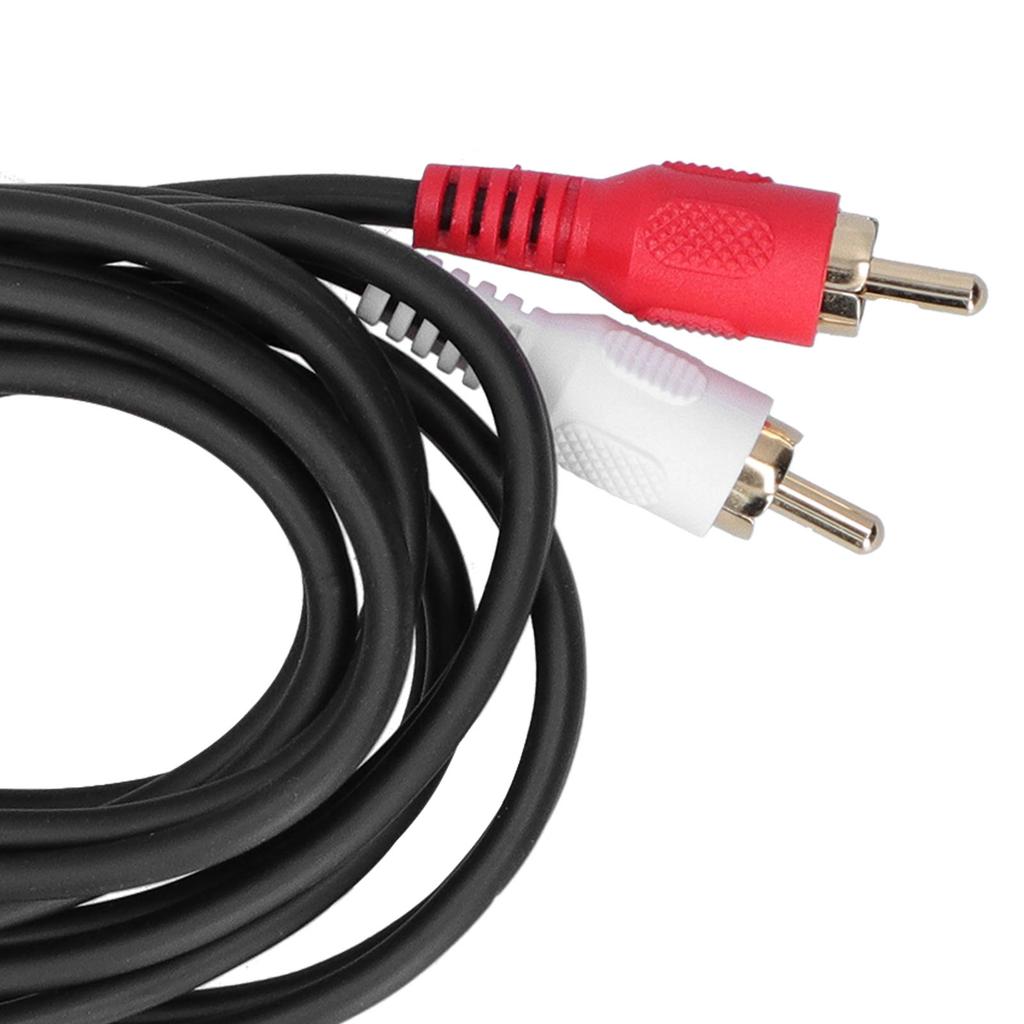 6.35mm To Dual RCA Audio Cable Stereo Male Adapter Connector Audio Y Splitter Cable