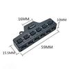 6 Ports Wire Connector Splitter 1 In 6 Out Push-in Type Electrical Terminal Block Parallel Type Constant Voltage