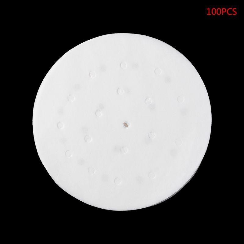 100x Round Non-Stick Disposable Steamer Paper For Air Fryer Steaming Basket