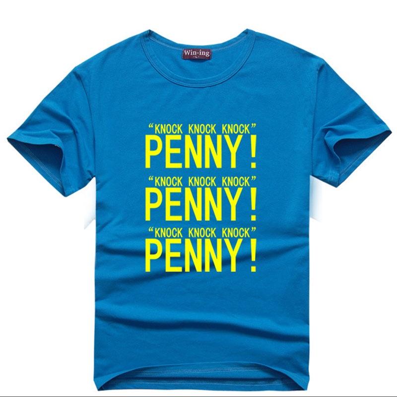 Fashion The Big Bang Theory Funny "penny" Print Sweethearts O-neck T-shirts Premium Quality