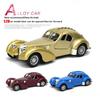 1/28 Scale Vehicle Model Super Classic Vintage Pull Back Toy Car Educational Collection Door Open Car Model Gift Children Gift Car for Bugatti