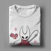 Vintage Hollow Knight Silksong Hornet Pánská bavlněná trička s kulatým výstřihem Trička s krátkým rukávem Oblečení plus size