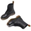 Patrón de lichi 1460 botas cargo mujer capa superior piel de vaca suave botas de pareja cuero genuino británico botas de motocicleta punta redonda tendencia