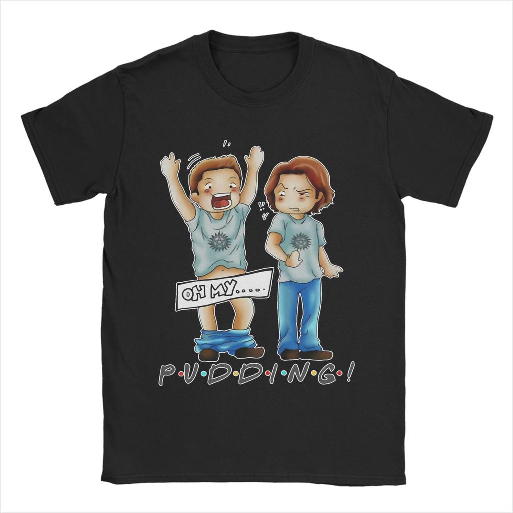 Fashion Pudding Dean Supernatural TShirts for Men Round Collar Pure Cotton T Shirt Short Sleeve Tee Shirt Gift Idea Clothing