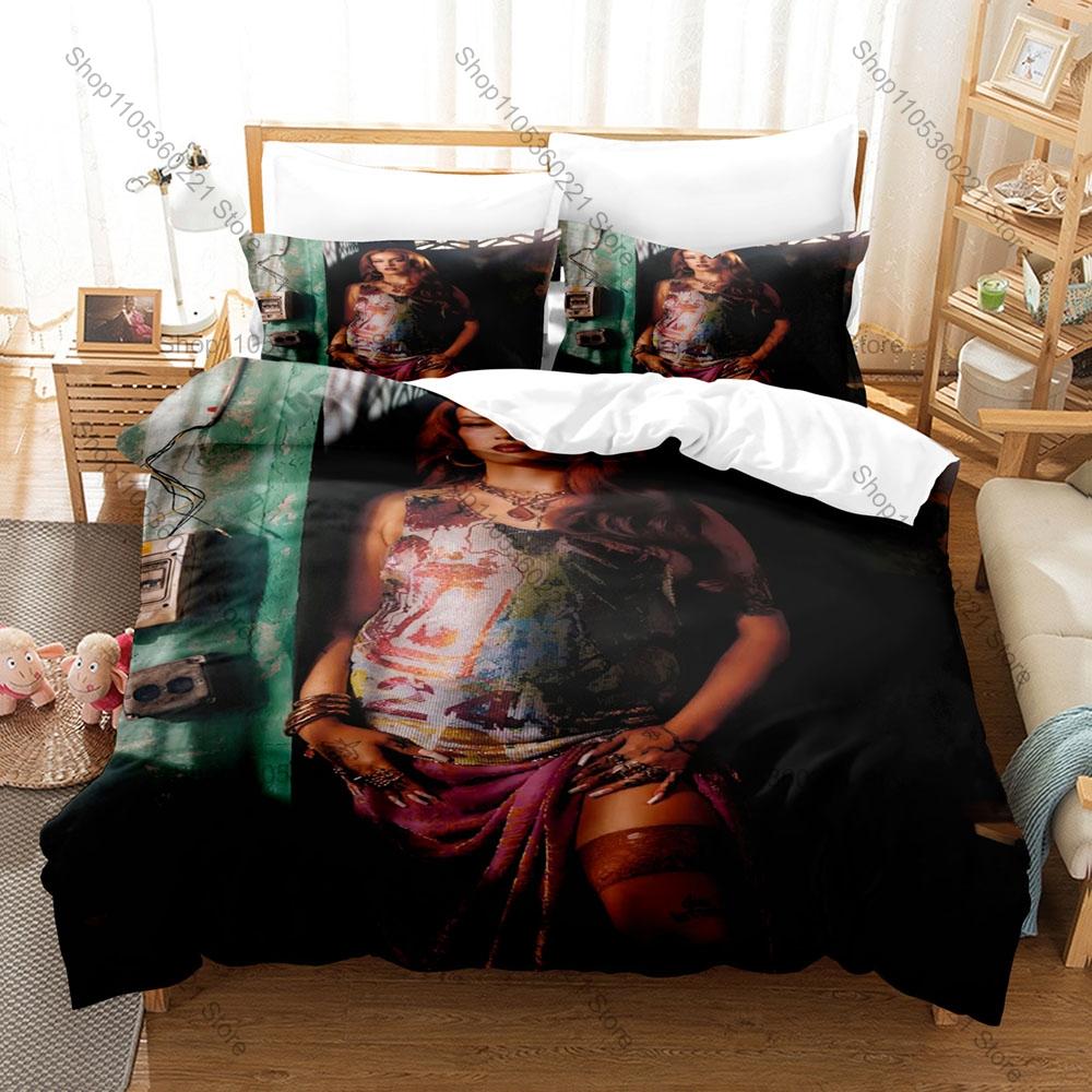 Sasha Keable Duvet Cover + 2 Pillowcases British Colombian UK Neo Soul R&B Singer ACT II Album Print Bedding Bedroom Decor Music
