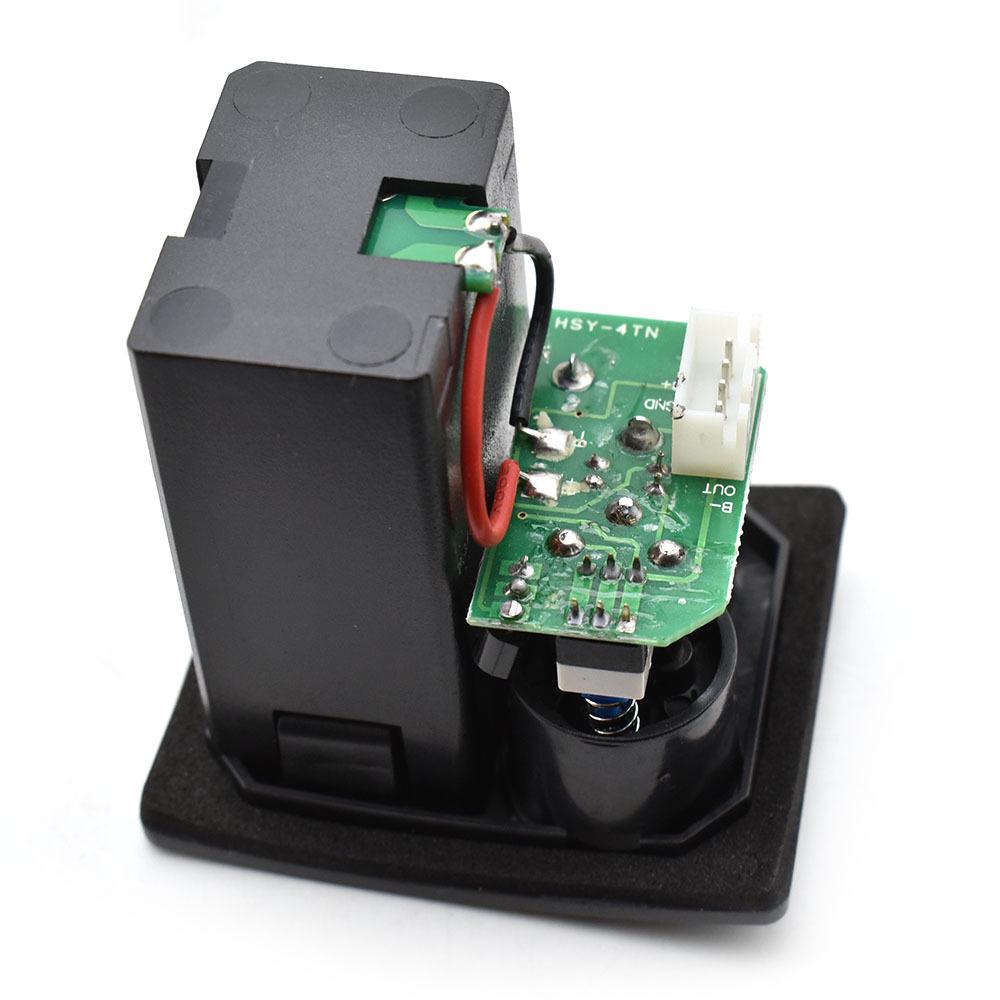 A-4T Ovaler Vier-Saiten Folk-Gitarren-Tonabnehmer EQ Equalizer mit Piezo und Gummi-Panel