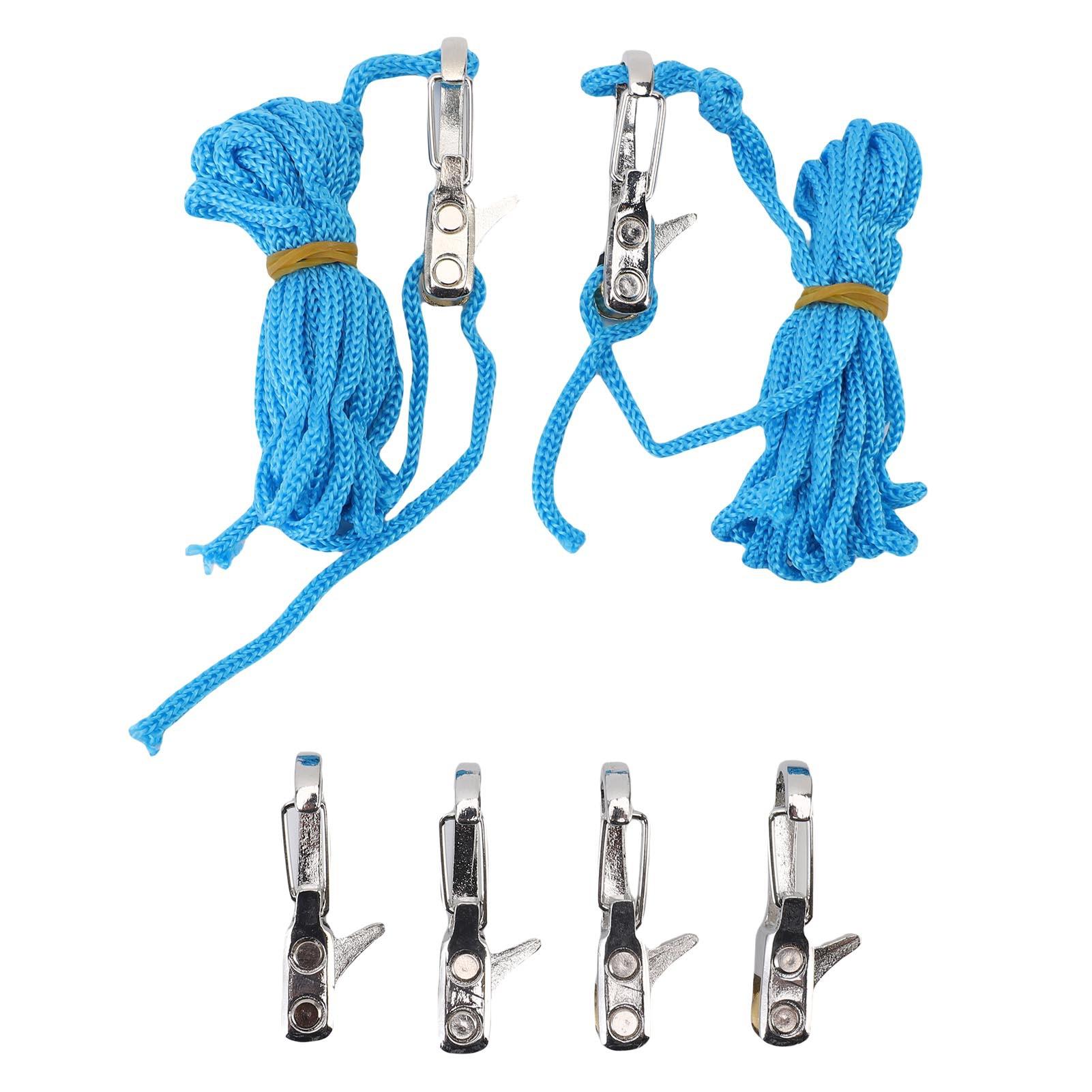 

Rope Adjuster Easy Control Quick Adjustment Secure Fixation Cord Tensioner with Rope and Box for Camping Boating