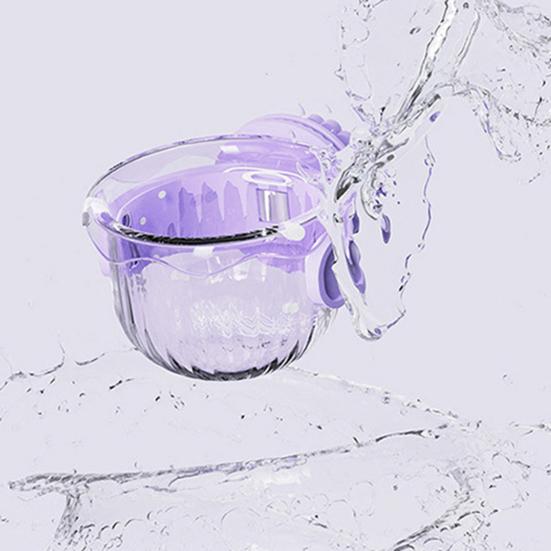 Parrot Feeder Birdcage Food or Water Dispenser Splash-proof Hanging Feeder Bowl with Clamp for Macaws Parakeets Cockatiels